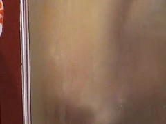 Small titted Megan Piper prepares her pussy in the shower for hot fucking with my hard cock